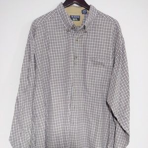 Trader Bay Men's Flannel Plaid Shirt Size 2XL